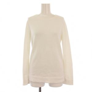 ニット カットソー 長袖 クルーネック 2 ホワイト /BM BM