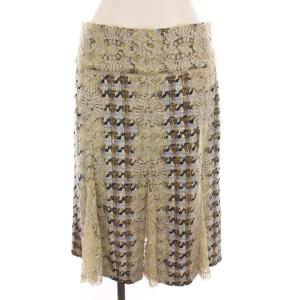 ツイードスカートレース 40 マルチカラー JSK3J