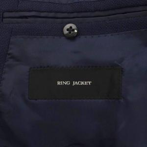 RING JACKET RINGJACKET リングジャケット テーラードジャケット シングル ウール 48 紺 ネイビー /AN60 BM