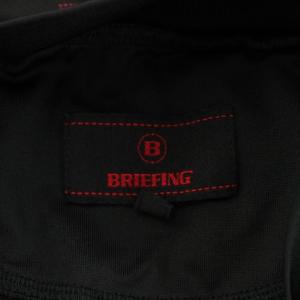 BRIEFING ツアーハイネック Tシャツ TOUR High NECK カットソー ロゴ 半袖 ゴルフウェア L 黒