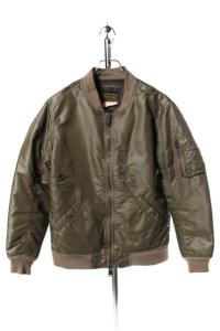モンキータイム ×アルファインダストリーズ MA-1 ブルゾン ダウン M 緑 グリーン
