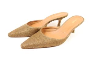 18SS JANE ミュール ポインテッドトゥ 37 ゴールド