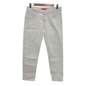 美品 ボーイフレンド ジーンズ デニムパンツ 24 白 ホワイト /MG GY66
