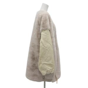 CIAOPANIC TYPY エシンタ etsinta コート ジャケット ONE SIZE ピンク フェイクファー 異素材切り替え