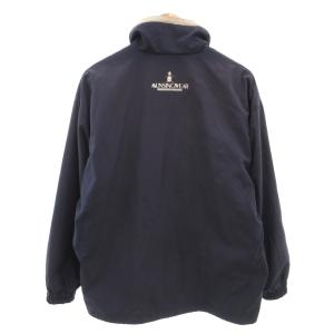 MUNSINGWEAR ジャケット ブルゾン ロゴ スタンドカラー 裏起毛 MA 紺 ネイビー /YJ GY66