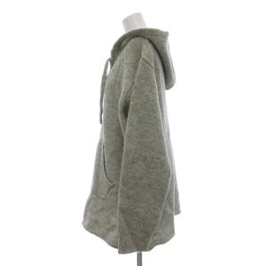 BEAMS BOY パーカー ウール グレー フード付き 長袖 カンガルーポケット ECF001 /SX ECF001