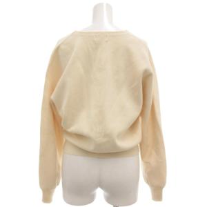 BALLSEY カーディガン S クリーム色 Vネック 長袖 パールボタン ECF001 /SC ECF001