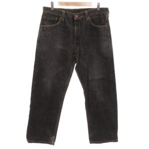 501 デニムパンツ W36 L32 ブラック ボタンフライ