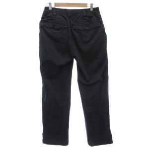 WOOLRICH 美品 パンツ スラックス 32 ブラック系 ウエストゴム フルレングス /NL ECF003