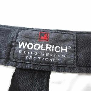 WOOLRICH 美品 パンツ スラックス 32 ブラック系 ウエストゴム フルレングス /NL ECF003
