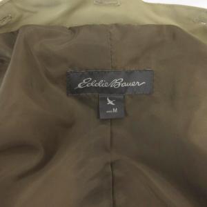 Eddie Bauer EddieBauer コート ハーフ丈 M ベージュ 長袖 襟付き フラップポケット ECF003 /SX ECF003