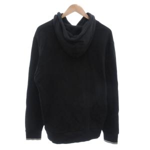 FRED PERRY パーカー XL 紺 ネイビー 長袖 ロゴ刺繍 ライン入り /KR ECG001