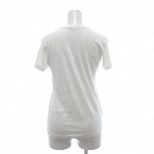 miumiu Tシャツ 子鹿プリント ラウンドネック XS 白 ホワイト マルチカラー /SX ECG001