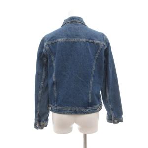 agnes b. デニムジャケット Gジャン ジージャン 0 レギュラーカラー フラップポケット フランス製 インディゴブルー