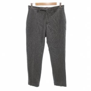 美品 スラックス パンツ ウール 46 灰色 グレー /SJ ECG001