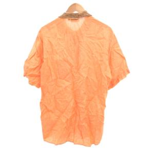 MISSONI ポロシャツ 半袖 ニットカラー 52 オレンジ /JS ECG003