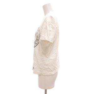 VERSACE JEANS COUTURE Tシャツ 半袖 ロゴプリント メデューサ S 白 ホワイト /JS ECG003