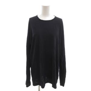 美品 カットソー Tシャツ 長袖 無地 3 紺 ネイビー /SJ ECG003