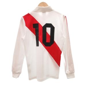 adidas オリジナルス Originals ペルー 1978 ジャージー サッカーシャツ S 白 ホワイト 長袖