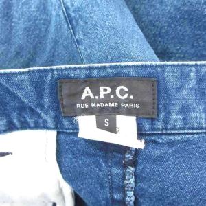 A.P.C. 美品 デニムパンツ ジーンズ S 青 無地 カーゴポケット 長ズボン /IL ECG004