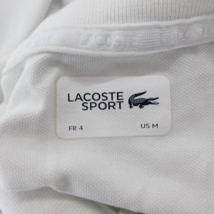 LACOSTE 美品 ポロシャツ M 紺 ネイビー 白 半袖 バイカラー ロゴ刺繍 /IL ECG004