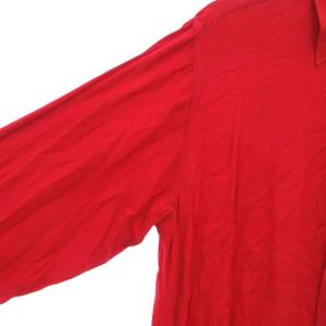 GIORGIO ARMANI vintage イタリア製 80s~ ?Kタグ 長袖シャツ 40 レーヨン フロントポケット ドレープ