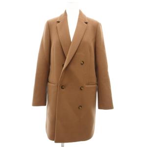 美品 Chesterfield Coat チェスターコート 36 ダブルブレスト ミドル丈 本切羽  センターベント