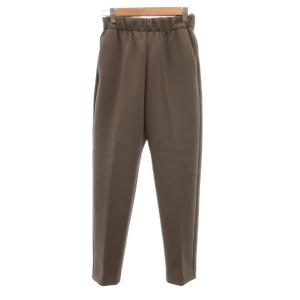 タグ付き パンツ スラックス 34 カーキ ゴムウエスト センタープレス /NL ECF004