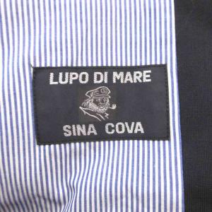 SINA COVA SINACOVA LUPO DI MARE 美品 ブレザー テーラードジャケット ウール M ネイビー 紺色 ノッチドラペル
