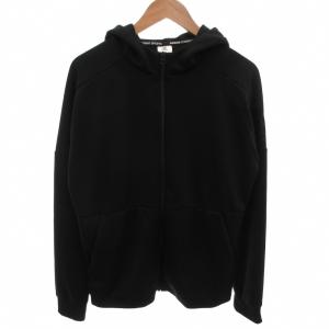 adidas セットアップ パーカー トラックパンツ  L 黒 ブラック 長袖 ハイネック ジップアップ /MX ECF004