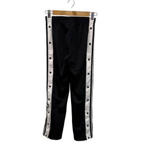 ライン トラックパンツ ADIBREAK TP プライムグリーン サイドボタン J/XS 黒 ブラック
