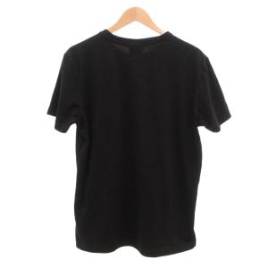 DIESEL Tシャツ カットソー L 黒 ブラック ロゴプリント ラウンドネック 半袖 /SD ECG005