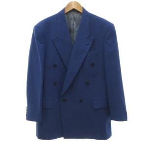 GENTLEMEN ヴィンテージ イタリア製 テーラードジャケット ダブル 48 ピークドラペル開き見せ