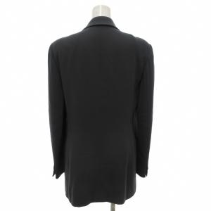 GIORGIO ARMANI LE COLLEZIONI テーラードジャケット ダブル 4 ピークドラペル 肩パッド入り 総裏地 イタリア製