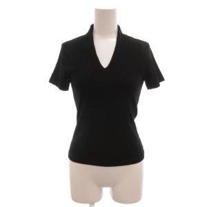 美品 Tシャツ 40 黒 ブラック Vネック 半袖 /NL ECG005