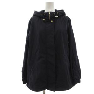 フーデッドジャケット 紺 ネイビー フード付き 長袖 ゴールド金具 /SC ECG005