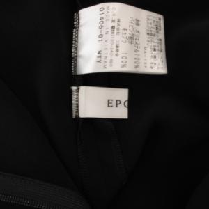 EPOCA オールインワン 38 黒 ブラック ノースリーブ ラウンドネック レース装飾 ECG005 /ML ECG005