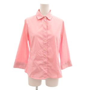 シャツ M ピンク レギュラーカラー 七分袖 /NL ECE006
