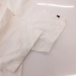 BURBERRY BLACK LABEL タグ付き Tシャツ 2 刺繍 白 ホワイト 黒 ブラック ロゴプリント /SX ECE006
