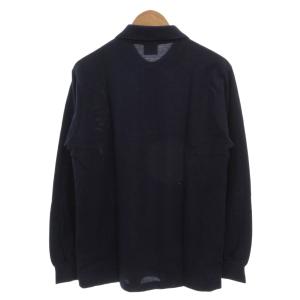 LACOSTE 美品 ポロシャツ 4 紺 ネイビー 長袖 /NL ECG006