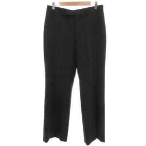 HOMME 美品 センタープレスパンツ LL グレー 無地 長ズボン DDC-5820-A /NX ECF006