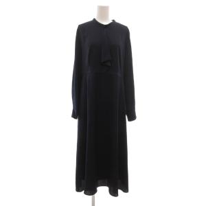 ワンピース ロング丈 3 黒 ブラック ハイネック 長袖 /SC ECF006