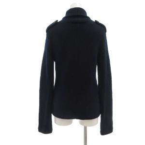 RALPH LAUREN ショールカラーニットジャケット ダブル ウール M 紺 ネイビー /ML ECG007