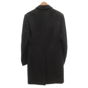 【やすさん専用】【新品、BURBERRY】グレー ヘリンボーン チェスターコート BURBERRY LONDON バーバリー-チェスターコート M ダークグレー