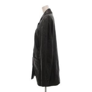 Ameri VINTAGE タグ付き フェイクレザージャケット S 黒 ブラック ボクシーシルエット /SX ECF007