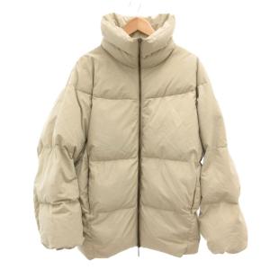 INJECTION DOWN SHORT JACKET OJECT 中綿ジャケット S ベージュ ハイネック