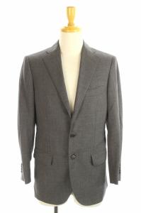 SHIPS WINE LABEL スーツ セットアップ 上下 テーラードジャケット シングル スラックスパンツ ロールアップ 42 グレー