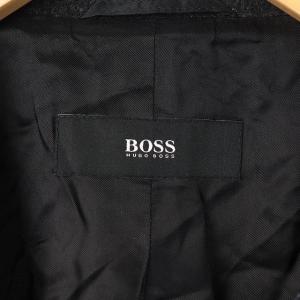 HUGO BOSS チェスターコート ウール 52 ダークグレー