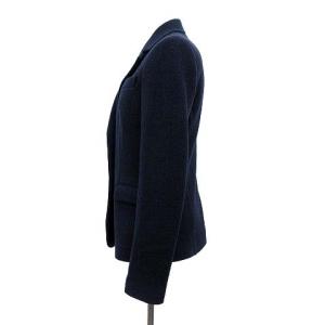 ETRO テーラードジャケット 紺ジャケ シングル 2B ノーベント 40 M 紺 ネイビー