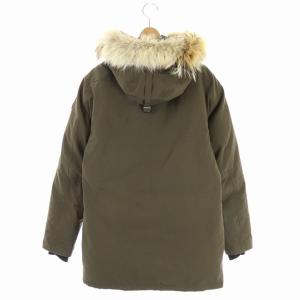CANADA GOOSE JASPER ミリタリーダウンコート コヨーテファー  S カーキ